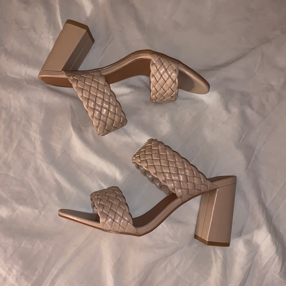 Braided Chunky Heels